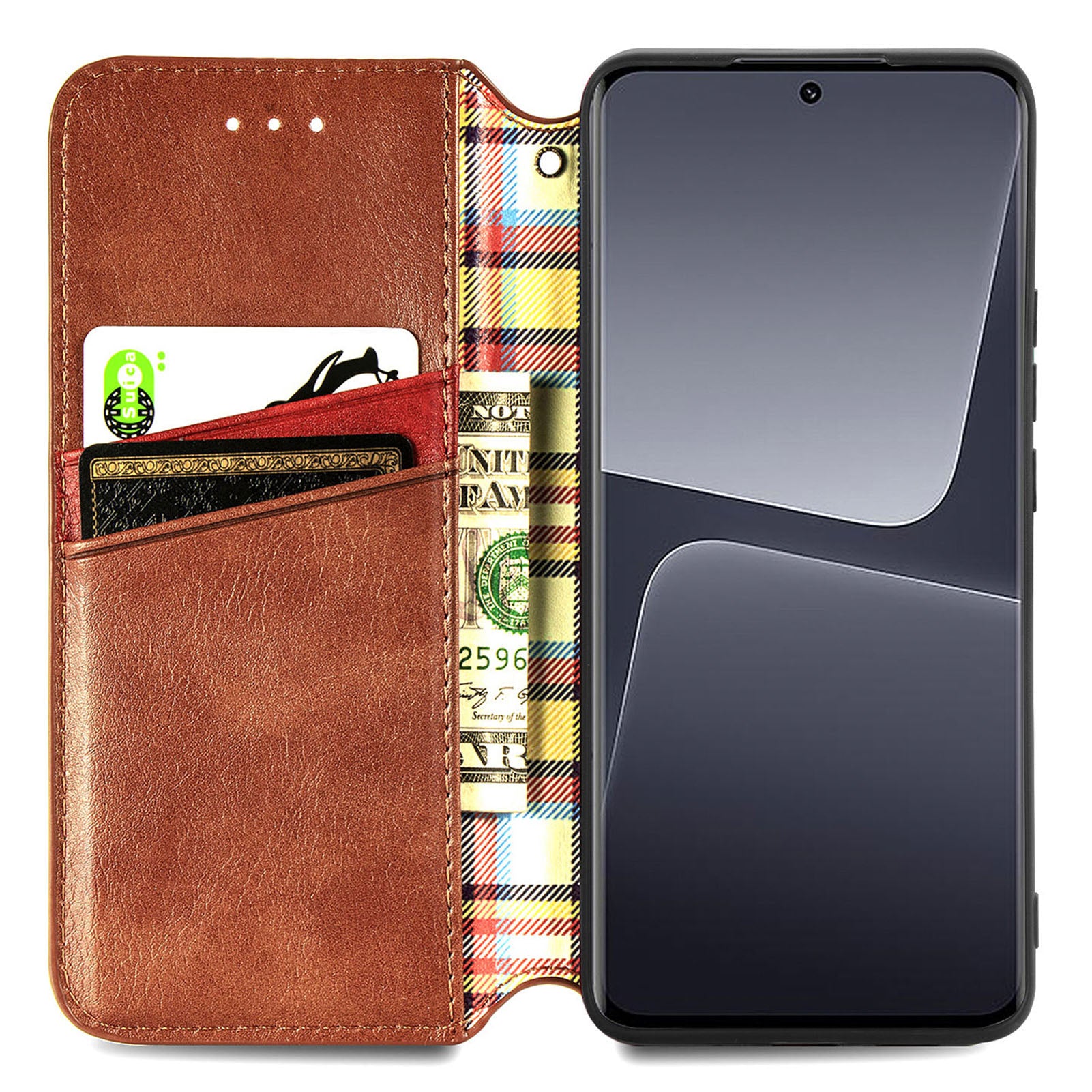 For Xiaomi 13 Pro 5G Rhombus Imprinted Wallet Phone Case PU Leather Stand Magnetic Auto Closing Cover For Xiaomi 13 Pro 5G Rhombus Imprinted Wallet Phone Case PU Leather Stand Magnetic Auto Closing Cover